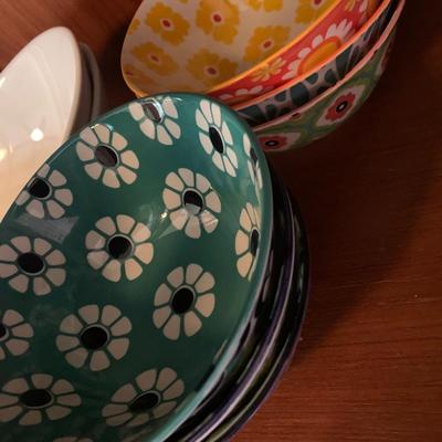 Large Lot - Modern Asian Style Serving Sets in Various Shapes/Sizes