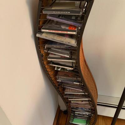 CD Tower w/ Many CDs