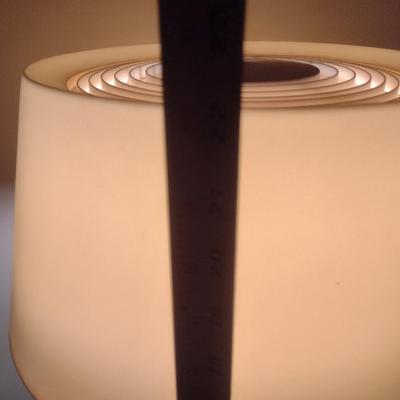 Mid-Century Gerald Thurston for Lightolier Table Lamp Beige Choice A