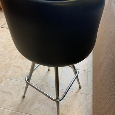 MCM Black Bar Stool