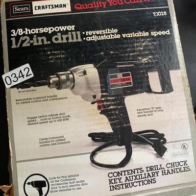 Craftsman 1/2â€ Power Drill