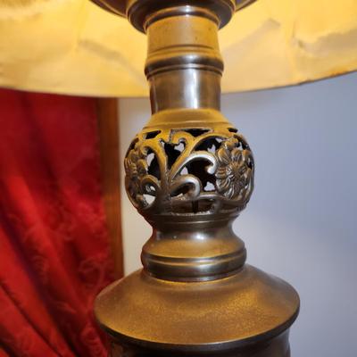Heavy Brass Table Lamp