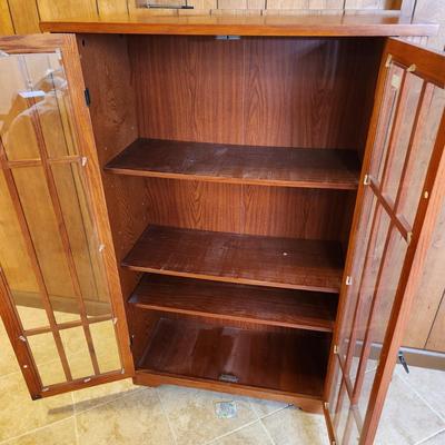 Mission Style Bookcase 34x13x50