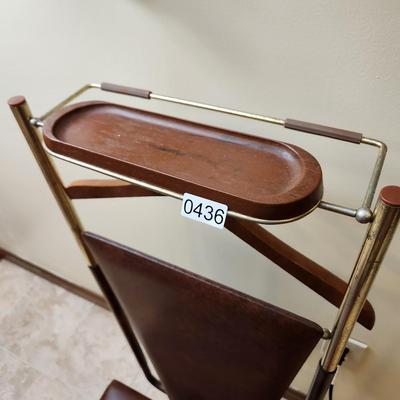 Mid Century Valet Butler Chair With storage in seat