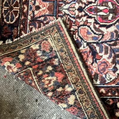 NO1218 Antique Oriental Hand knotted Wool  Rug