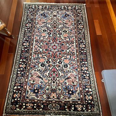NO1218 Antique Oriental Hand knotted Wool  Rug