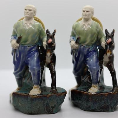 Two (2) Porcelain Figures of Norman Bethune