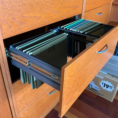 NO1220 IKEA Roll Top 4 Drawer Filing Cabinet