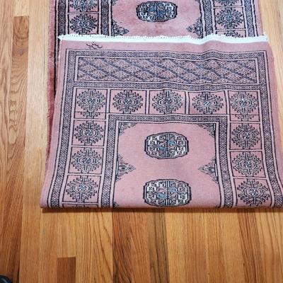 Handmade Oriental Rug Runner 164" x31" Signed