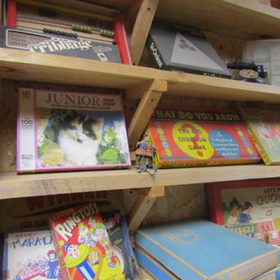 Large Selection of Antique/Vintage Children's Books and Toys
