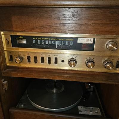 MCM stereo cabinet tape deck