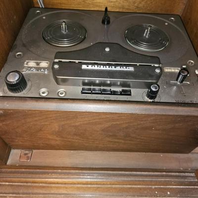 MCM stereo cabinet tape deck