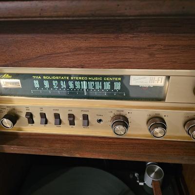 MCM stereo cabinet tape deck