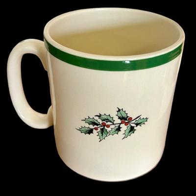 English Spode Christmas Tree Mugs (set of 4)