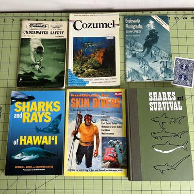 Box of Marine and Scuba-diving Book