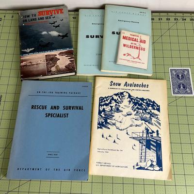 Collection of 6 Survival Book Sets