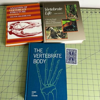 Collection of 3 Vertebrate Books