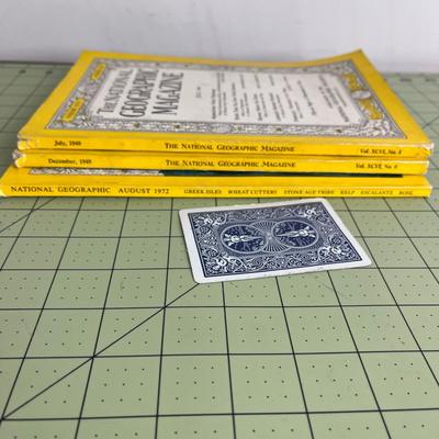 The National Geographic Magazine set of 3