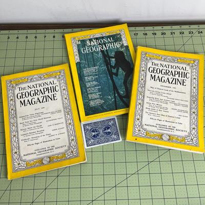 The National Geographic Magazine set of 3