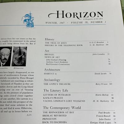 4 Editions of Horizon books