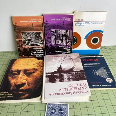 6 Various Type Books