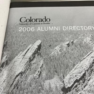University of Colorado at Boulder Book