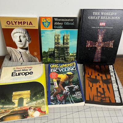 6 Various Type Books