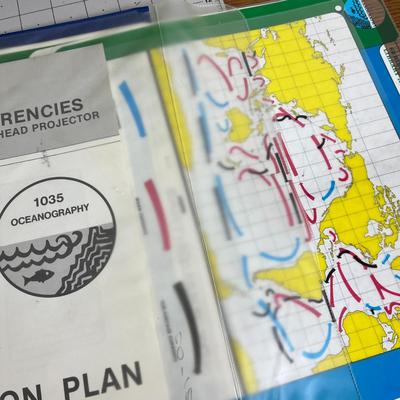 3 Various Type Books & Map