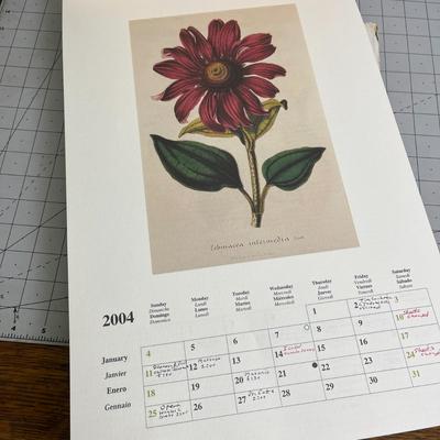 Calendar and Book