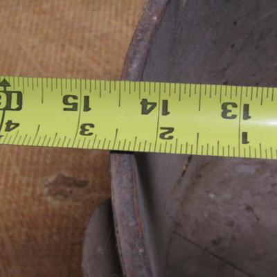 Antique Wooden Dry 1/2 Bushel Measure- Approx 14 1/2