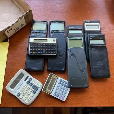 NO1273 Scientific Texas Instruments Calculators 12C, 20S, 17BII,TI83,TI85,TI89