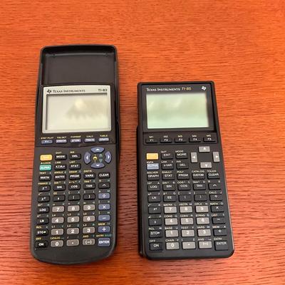 NO1273 Scientific Texas Instruments Calculators 12C, 20S, 17BII,TI83,TI85,TI89