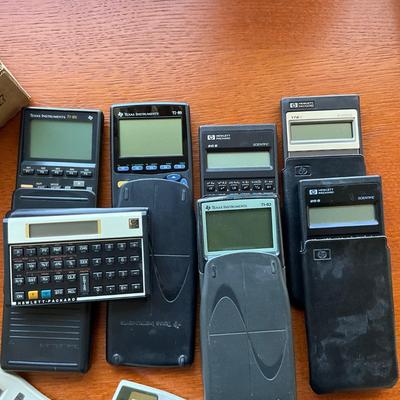 NO1273 Scientific Texas Instruments Calculators 12C, 20S, 17BII,TI83,TI85,TI89