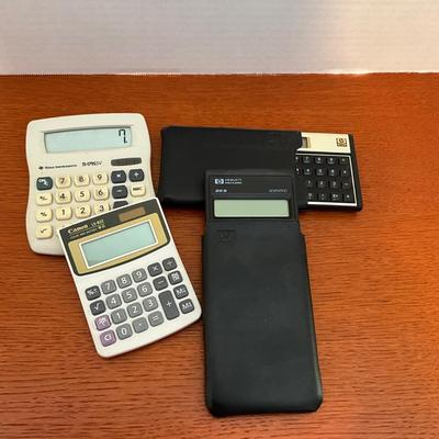 NO1273 Scientific Texas Instruments Calculators 12C, 20S, 17BII,TI83,TI85,TI89