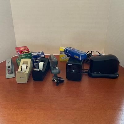 NO1278 Misc Office Stapler, Sharpener Lot