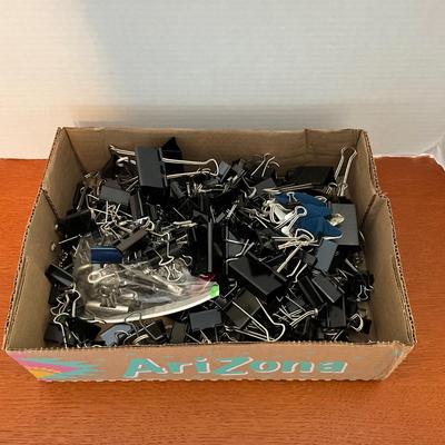 NO1281 Lot of Office Supplies and Binder Clips