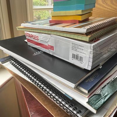 DO1298 Office Supply Lot Paper, Pads, Post-it, Binder Clips