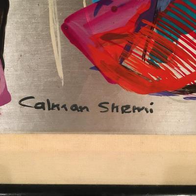 Calman Shemi framed artwork