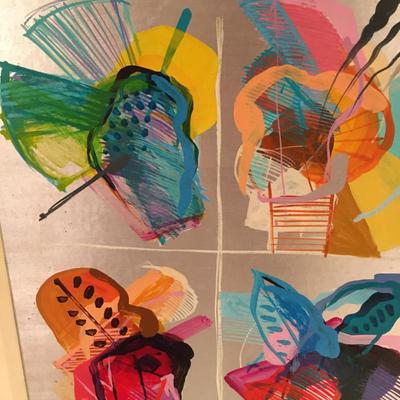 Calman Shemi framed artwork