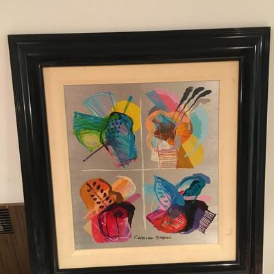 Calman Shemi framed artwork
