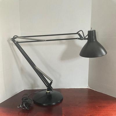 DO1315 Vintage LUXO Adjustable Lamp with Weighted Base and Edge Mount Bracket