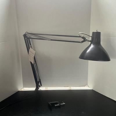 DO1316 Vintage LUXO Adjustable Metal Office Lamp with Edge Mount Bracket ONLY