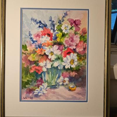 Sally Ward Flower painting