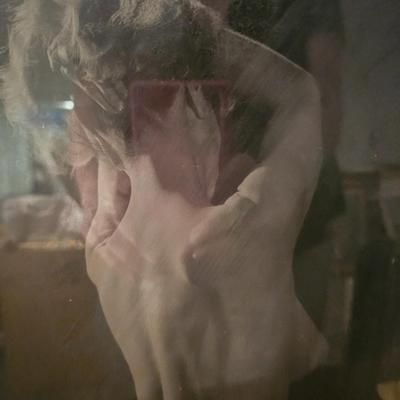 Vintage Nude photograph in vintage frame