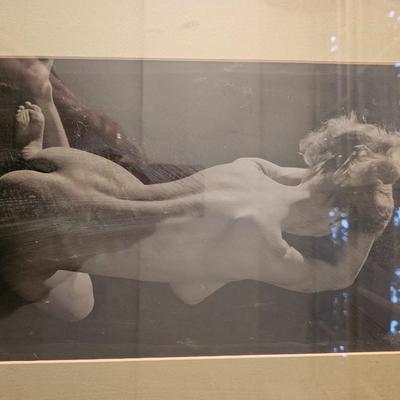 Vintage Nude photograph in vintage frame