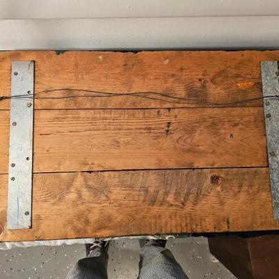 Primitive style duck painting on heavy board
