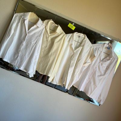 4 White/ Cream Blouses