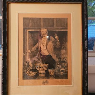 Vintage 1909 Lithograph by W. Dendy Sadler