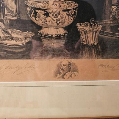 Vintage 1909 Lithograph by W. Dendy Sadler