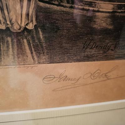 Vintage 1909 Lithograph by W. Dendy Sadler